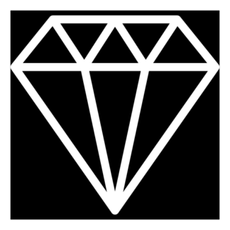 Diamond Decal (White)